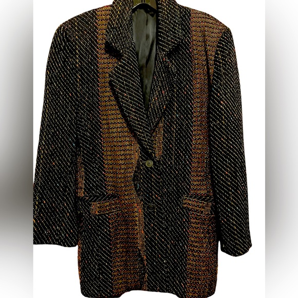 Deborah Cross Jackets & Coats Deborah Cross Wearable Artisan Crafted Woven Jacket Limited